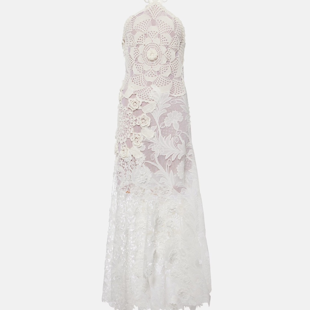 OSCAR DE LA RENTA
Crochet guipure lace gown - Picture 4 of 4